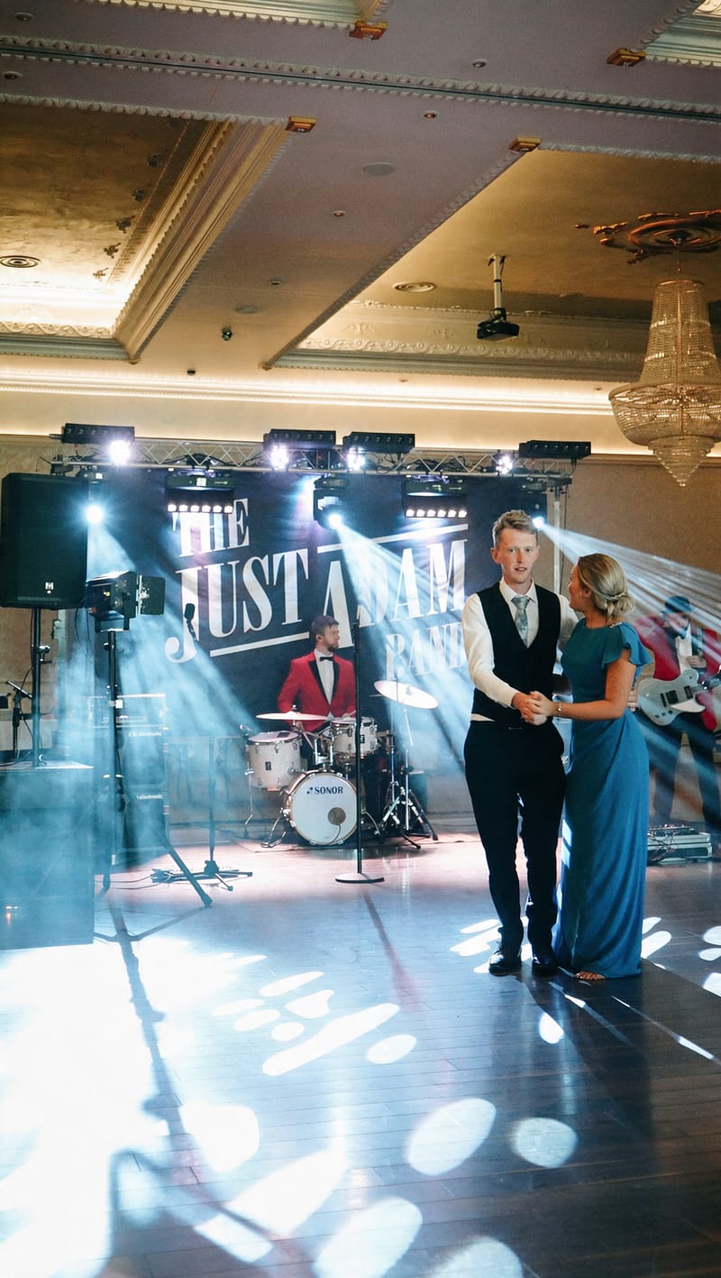 Wedding dance floor — Corrick House