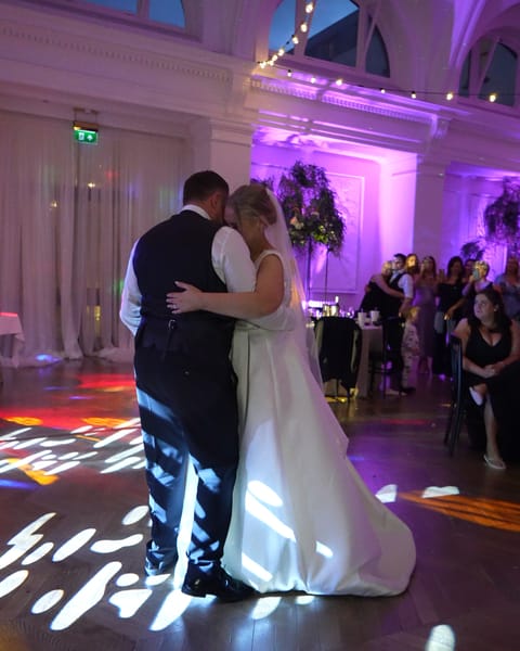 A first dance at Titanic Hotel Belfast